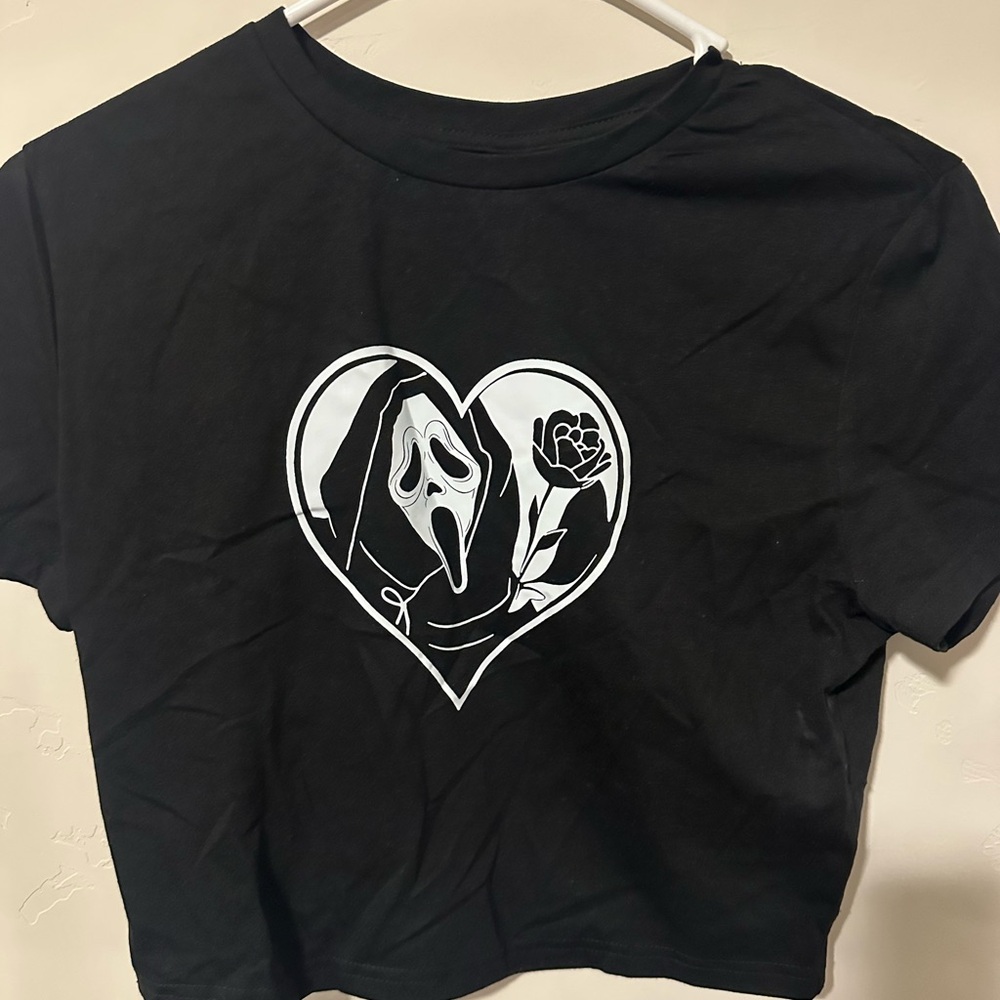 Ghost Face crop top